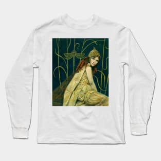 Decorative Vintage Nymph Long Sleeve T-Shirt